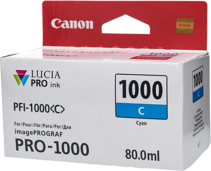 Actual product image Canon Pfi-1000c (C)