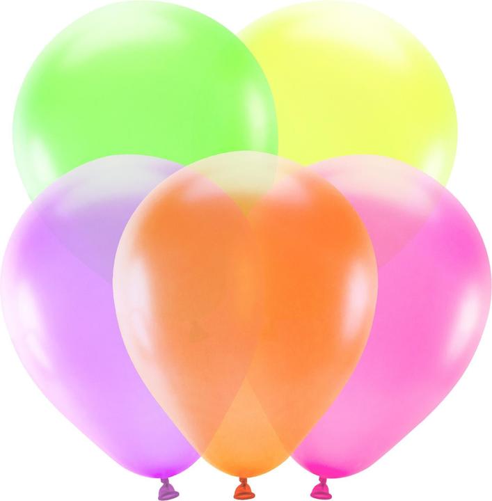 Produktbild Partydeco Neon-Ballons 25cm (5St.) (5 x)