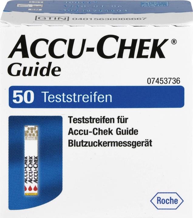 Produktbild Roche ACCU-CHEK Guide Teststreifen, 50 St. Teststreifen (Teststreifen)