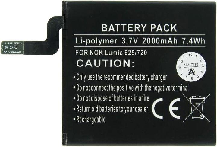 Immagine prodotto Nokia Akku Lumia 625, Lumia 720, BP-4GWA