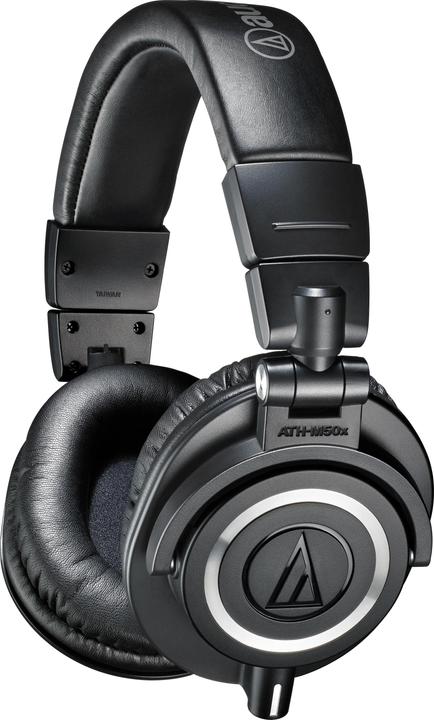 Audio-Technica ATH-M50x (No noise cancelling, Cable)