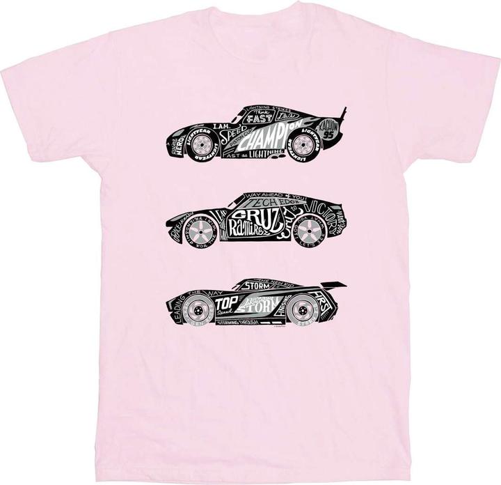Disney Cars Text Racers TShirt Mädchen