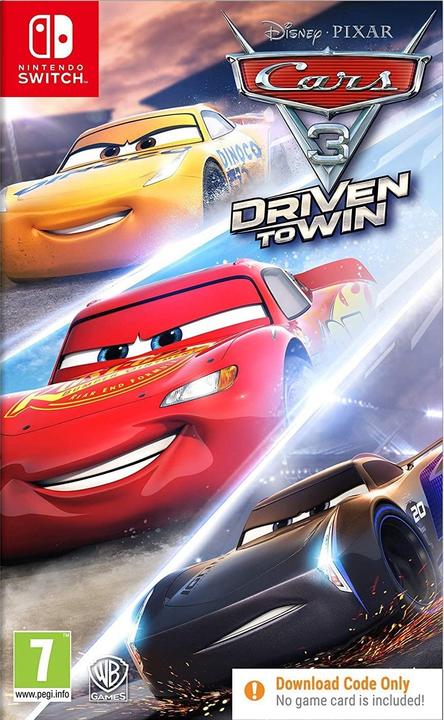 Actual product image WB Cars 3: Driven to Win (Code In Box) (Switch, Switch Lite, Switch OLED)