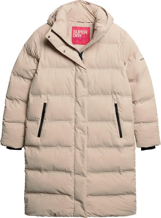 Superdry Lange Daunenjacke mit Kapuze, Damen (M)