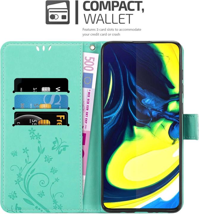 Immagine prodotto Cadorabo Custodia per Samsung Galaxy A80 / A90 4G Flower Book (Samsung Galaxy A80)