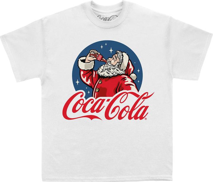 Coca Cola Drinking Santa TShirt (L)