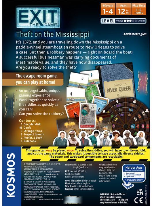 Produktbild Thames & Kosmos EXIT: Theft on the Mississippi Brettspiel Strategie (Englisch)
