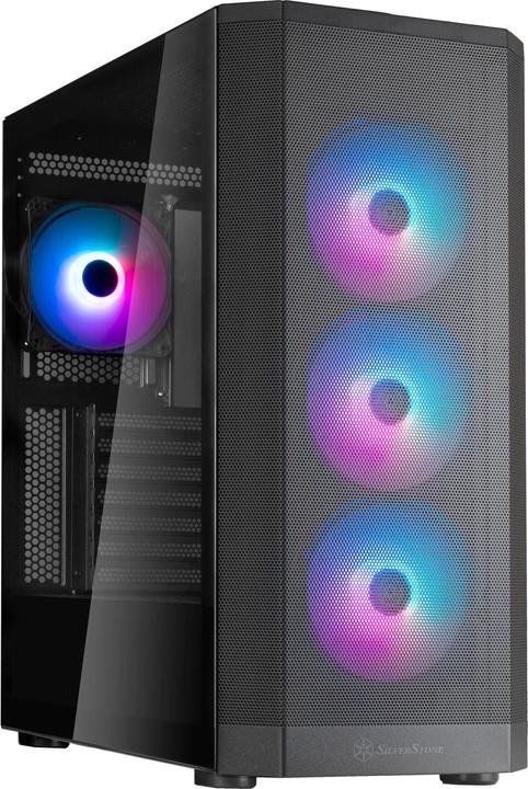 Actual product image Silverstone SST-FA514X-BG - FARA High Airflow ATX Mid-Tower gaming chassis with dual radiator suppor (mATX, Mini-ITX, ATX)