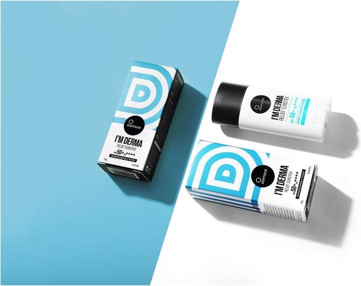 Immagine prodotto Suntique I'M DERMA Relief Sunstick SPF50+ (Stick solare, Crema solare viso, SPF 50+, 15 g)
