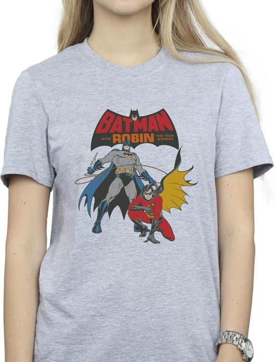 Produktbild Batman und Robin Baumwolle Boyfriend TShirt (3XL)