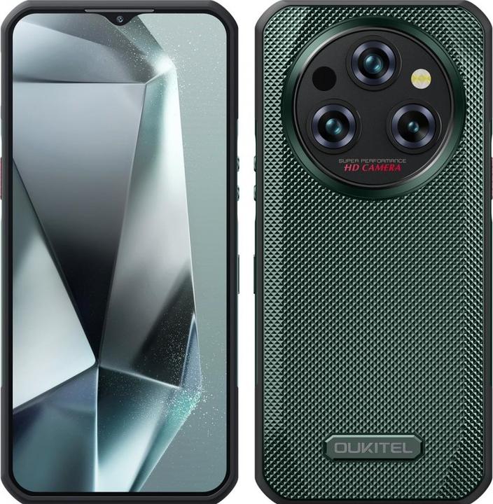 Actual product image Oukitel WP35 (256 GB, Green, 6.60", Hybrid Dual SIM, 64 Mpx, 5G)