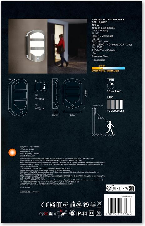 Productafbeelding Ledvance Endura Style (630 lm, IP44)
