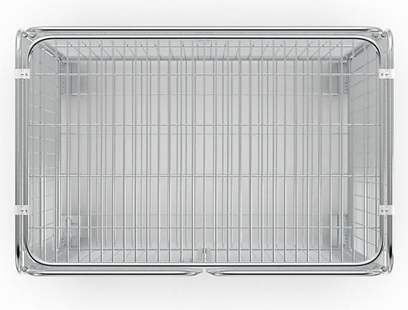 Actual product image kaiserkraft Steel roll container (500 kg)