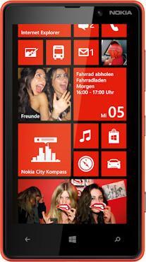 Nokia Lumia 820 (8 GB, Red, Rosso, 4.30", SIM singola, 8 Mpx, 4G)