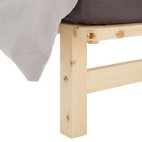 Produktbild Homestyle4u Palettenbett mit Matratze & Lattenrost (90 x 200 cm)