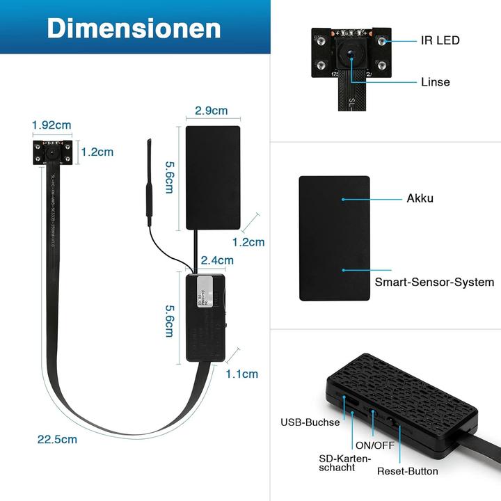 Produktbild Wiwacam Mini Überwachungskamera