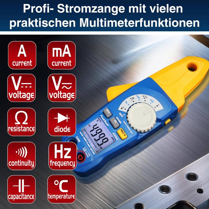 Actual product image Peaktech P 4350 Current clamp meter (CAT III 600V)