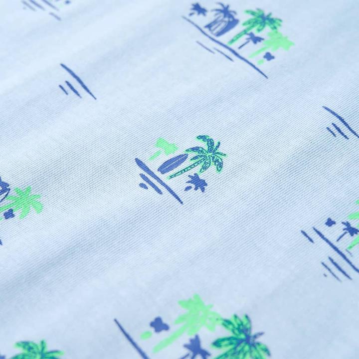 Immagine prodotto VidaXL Maglietta da bambino azzurro 128,Materiale: 100 % cotone,Colore (128)
