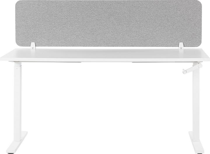 Immagine prodotto Beliani Divisorio per scrivania grigio chiaro 160 x 40 cm WALLY (160 x 40 cm)