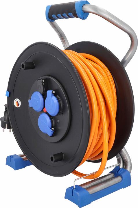 Actual product image As - Schwabe Plastic cable reel with USB (40 m, 2.50 mm²)