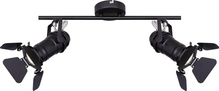 Produktbild Globo Strahler Egon schwarz 2xGU10 (GU10)