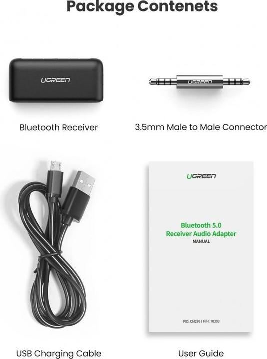 Immagine prodotto Ugreen adattatore auto (Ricevitore)