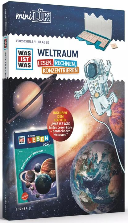 Produktbild Mini LÜK miniLÜK-Set WAS IST WAS 1. Lesen+Rechnen Weltraum ab 5 (Deutsch, Wibke Bierwald, Andreas Töpfer, 2023)
