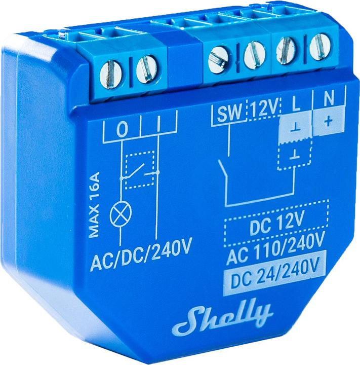 Image du produit Shelly Plus 1 (Actionneur de commutation)