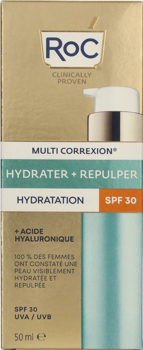 Image du produit Roc Hydratant quotidien Multi Correction Hydrate & Plump SPF30 (50 ml, Crème de jour, SPF 30)