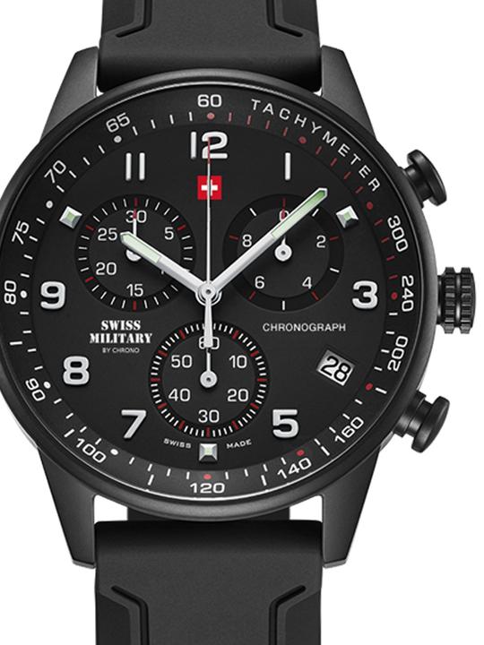 Image du produit Swiss Military Chronographe à quartz (Montre analogique, Swiss Made, 41 mm)
