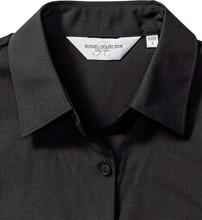 Produktbild Russell Collection Poplin Bluse Kurzarm pflegeleicht (XS)