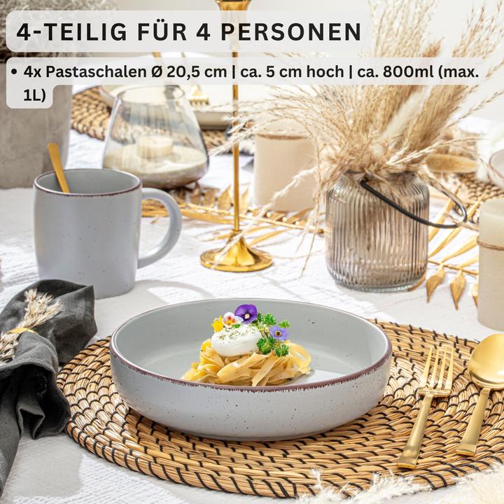 Produktbild Sänger Pastaschalen Set Bombay Stone (4 x, 20.50 cm)