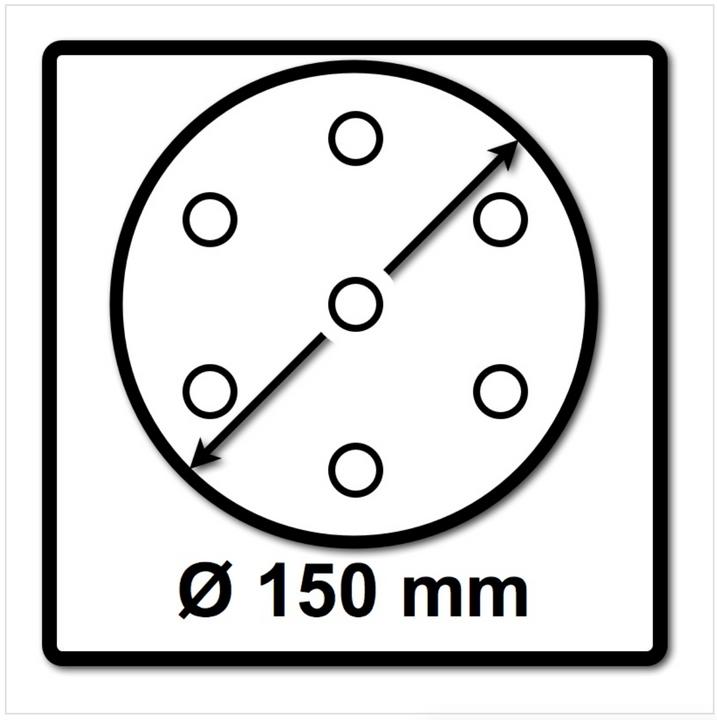 Actual product image Festool Grinding wheel STF D150/48 P80 RU2/50 (P80)