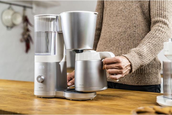Actual product image Zwilling Enfinigy filter coffee maker with thermo jug silver 1.25l