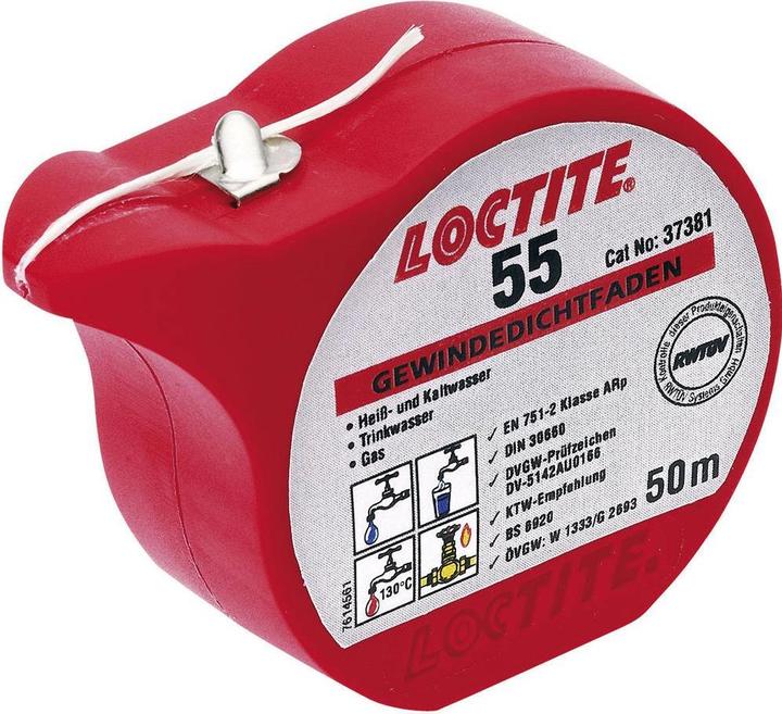 Actual product image Loctite Thread sealant (White, 50 ml)
