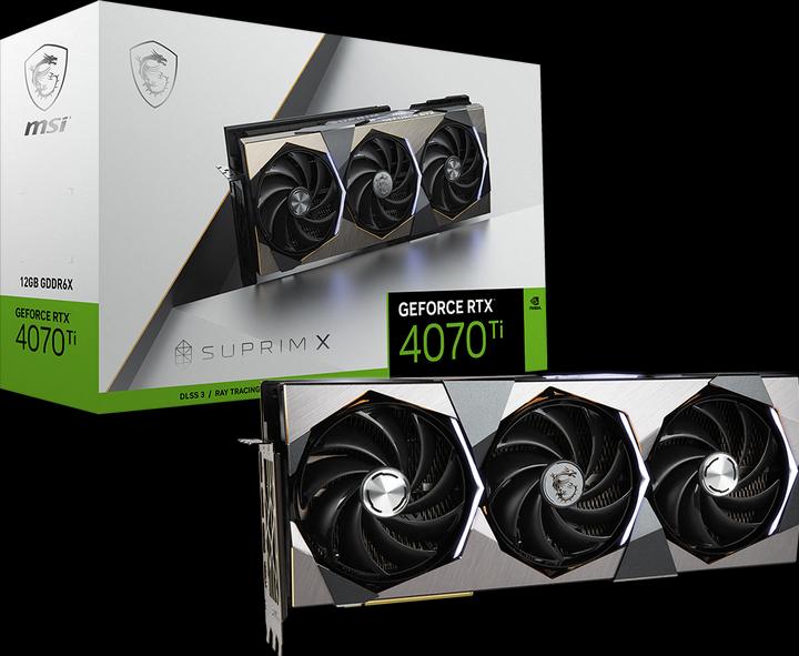 Image du produit MSI GeForce RTX 4070 Ti SUPRIM X (12 Go)