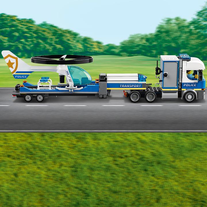 Produktbild LEGO Polizeihubschrauber-Transport (60244, LEGO City)