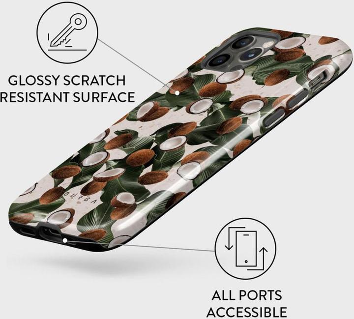 Actual product image Burga Tough Case Apple iPhone 12/12 Pro - Coconut Crush (Realme 12 Pro+, Apple iPhone 12)