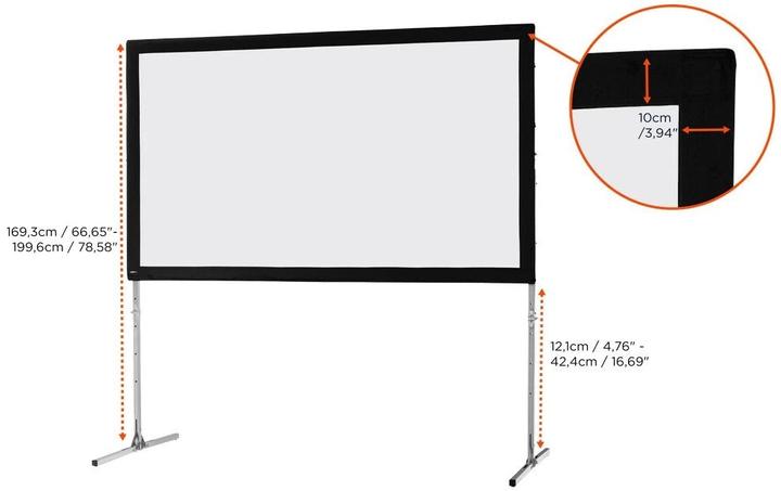 Produktbild Celexon Mobil Expert, Leinwand, 16:9 (110", 16:9)