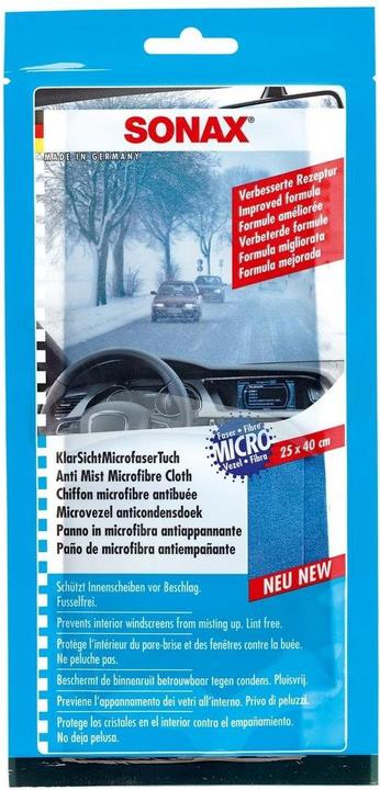 Immagine prodotto Sonax Panno antiappannamento in microfibra, 40 × 25 cm