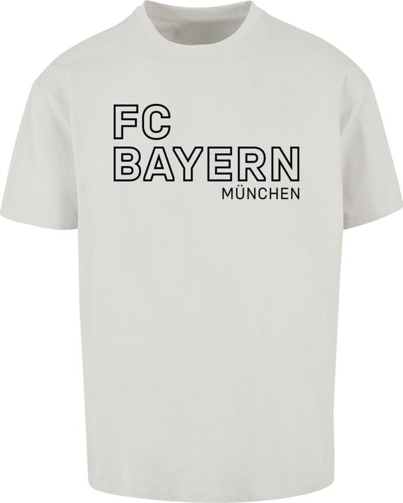 FC Bayern München Logo Vertical Heavy Oversized Tee - 115359