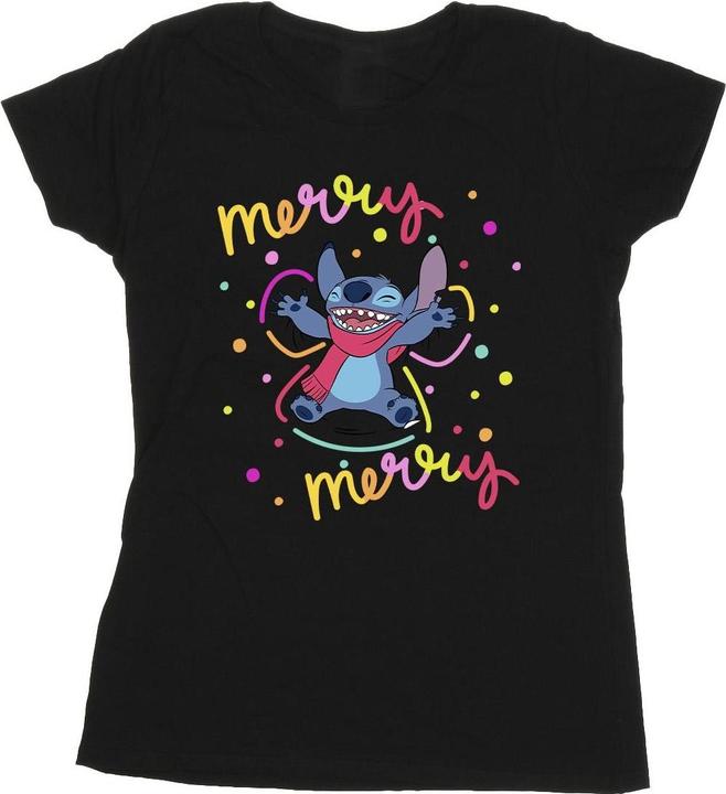Disney Lilo & Stitch Merry Rainbow TShirt (XXL)