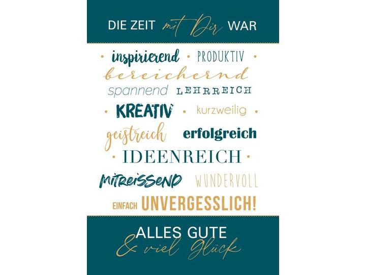 Energy Label ABC Greetings card (1 pcs.)