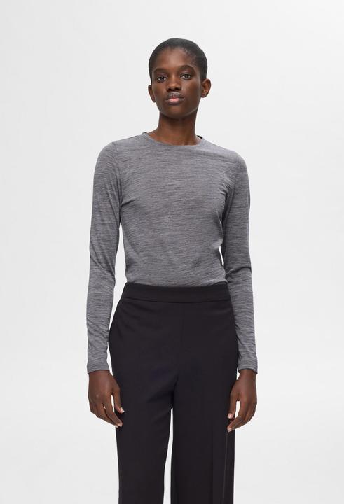 Produktbild Selected Femme 100% Woll Oberteil mit langen Ärmeln (L)