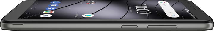 Actual product image Gigaset Gs100 (8 GB, Graphite grey, 5.50", Dual SIM + SD, 8 Mpx, 4G)