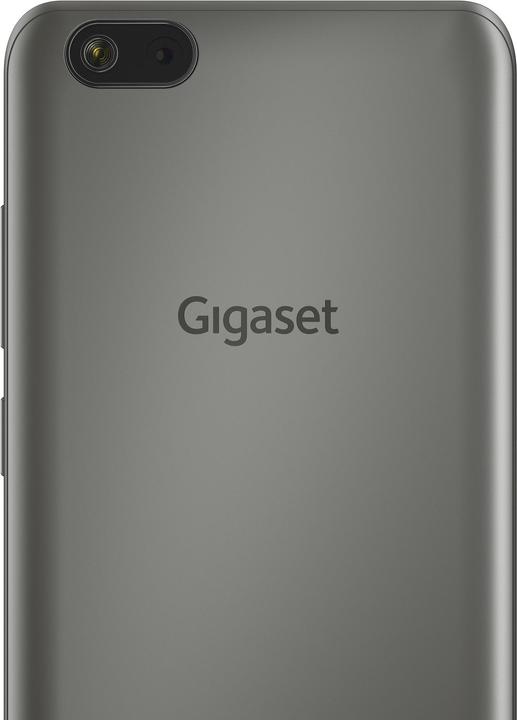 Actual product image Gigaset Gs100 (8 GB, Graphite grey, 5.50", Dual SIM + SD, 8 Mpx, 4G)