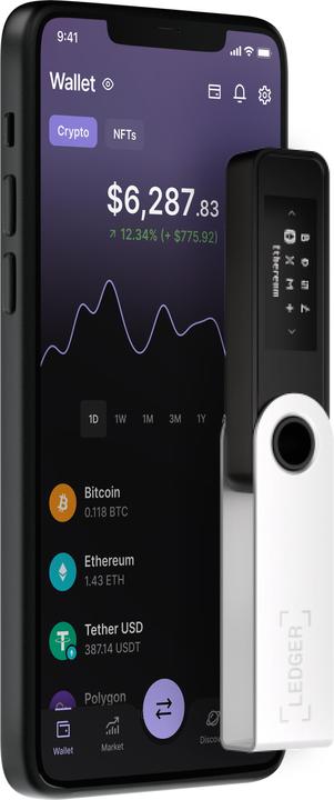 Actual product image Ledger Nano S Plus - Matt black (Bitcoin, Litecoin, Ubiq, Bitcoin cash, Komodo, Zcash, Ethereum Classic, Ether, Vertcoin, Stellar, Neo, Dash)
