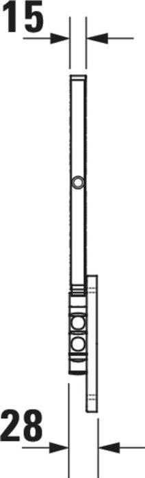 Actual product image Duravit D-Code Cosmetic Mirror