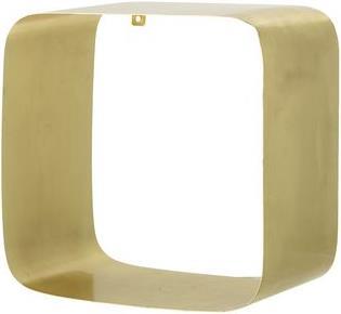 Bloomingville Wandregal Box gold (30 x 18 x 30 cm)