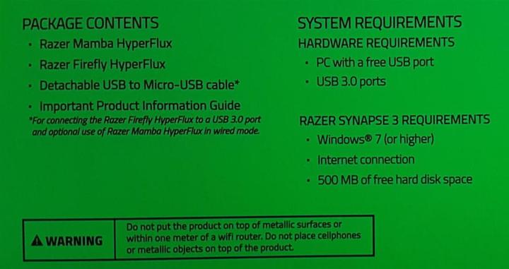 Actual product image Razer Mamba + Firefly HyperFlux Bundle (Wireless)
